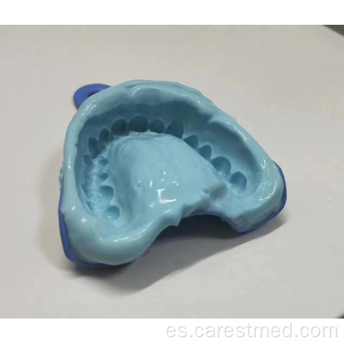 Material de impresión de alginato dental que cambia de color / tipo regular